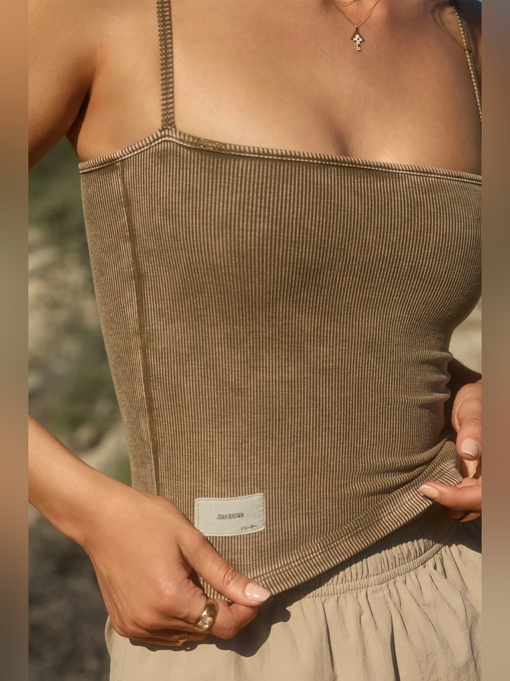 JOAH BROWN Square Neck Cami - Picture 4 of 4